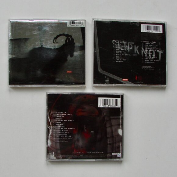 Slipknot Lot of 3 CDs Iowa 9.0 Live Vol 3 The Subliminal Verses Heavy Metal - Picture 2 of 8